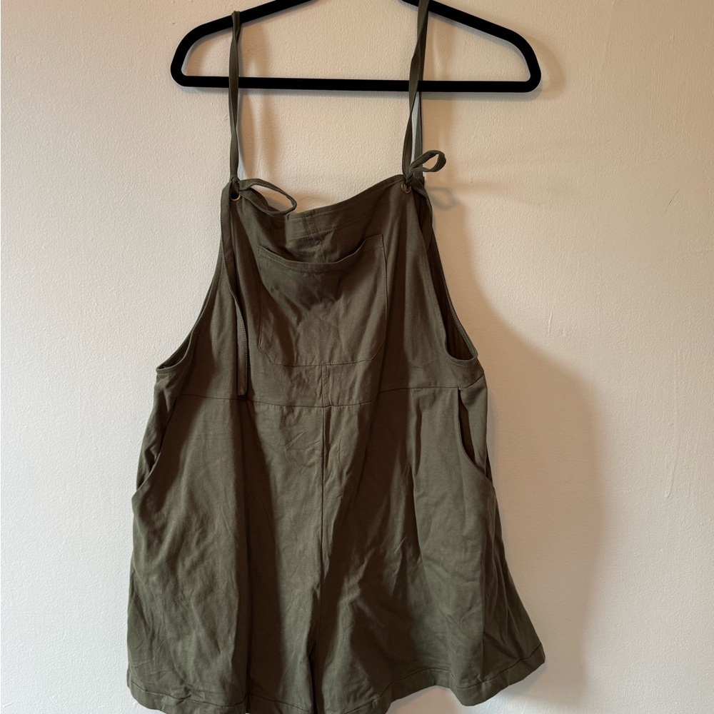 Olive Green Women's Romper by Cider
